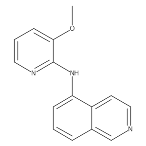 N-(3-Methoxy-2-pyridinyl)-5-isoquinolinamine结构式