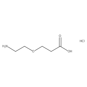 3-(2-Aminoethoxy)propanoic acid hydrochloride结构式