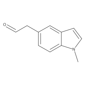 2-(1-methyl-1H-indol-5-yl)acetaldehyde结构式