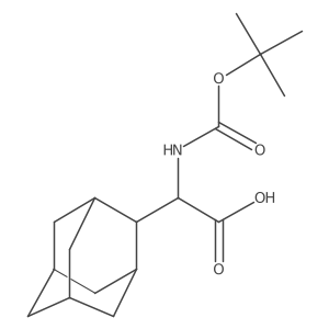 2-(Adamantan-2-yl)-2-{[(tert-butoxy)carbonyl]amino}aceticacid Structure
