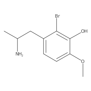 3-[(2R)-2-aminopropyl]-2-bromo-6-methoxyphenol Structure