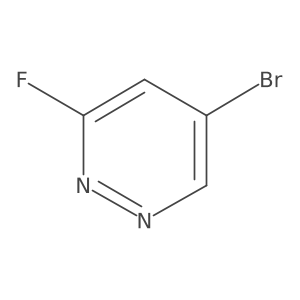 5-Bromo-3-fluoropyridazine结构式