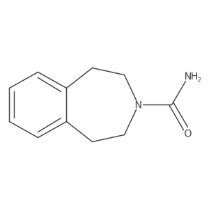 2,3,4,5-tetrahydro-1H-3-benzazepine-3-carboxamide结构式