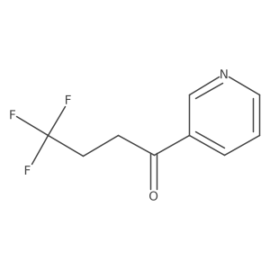 4,4,4-Trifluoro-1-(pyridin-3-yl)butan-1-one结构式