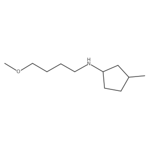 N-(4-methoxybutyl)-3-methylcyclopentan-1-amine结构式