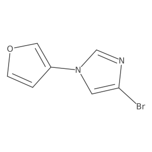 4-Bromo-1-(furan-3-yl)-1H-imidazole结构式