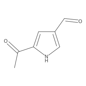 5-acetyl-1H-pyrrole-3-carbaldehyde结构式