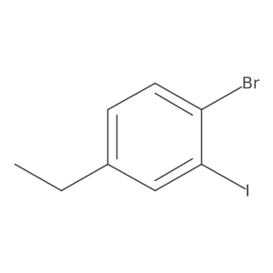 1-Bromo-4-ethyl-2-iodobenzene Structure