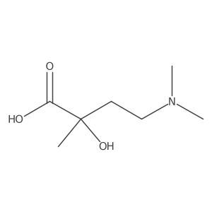 4-(Dimethylamino)-2-hydroxy-2-methylbutanoic acid Structure