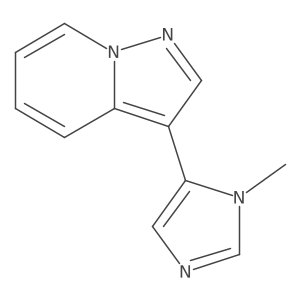 3-(3-Methylimidazol-4-yl)pyrazolo[1,5-a]pyridine Structure