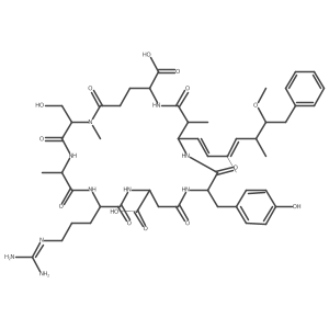 [D-AspA(3),Mser7]MC-RY结构式