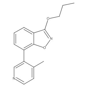 7-(4-Methylpyridin-3-yl)-3-propoxy-1,2-benzoxazole Structure