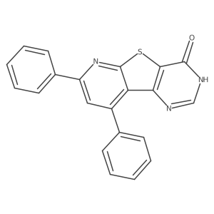 2,4-Diphenyl-7H-9-thia-1,5,7-triaza-fluoren-8-one Structure