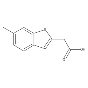 6-Methylbenzo[b]thiophene-2-acetic acid结构式