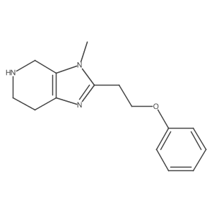 3H-Imidazo[4,5-c]pyridine, 4,5,6,7-tetrahydro-3-methyl-2-(2-phenoxyethyl)- Structure
