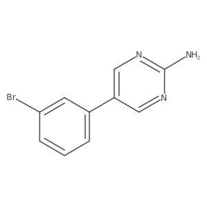 5-(3-Bromophenyl)pyrimidin-2-amine Structure