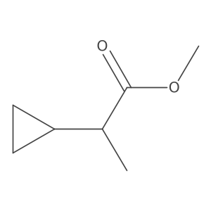 Methyl 2-cyclopropylpropanoate Structure