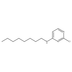 2-chloro-N-octylpyrimidin-4-amine结构式