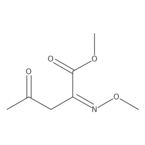 Methyl (e)-2-(methoxyimino)-4-oxopentanoate Structure
