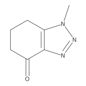 1-methyl-4,5,6,7-tetrahydro-1H-1,2,3-benzotriazol-4-one Structure