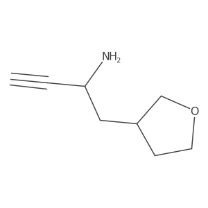 1-(Oxolan-3-yl)but-3-yn-2-amine Structure
