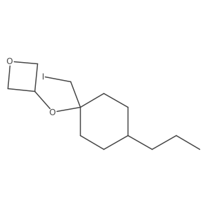 3-{[1-(Iodomethyl)-4-propylcyclohexyl]oxy}oxetane Structure