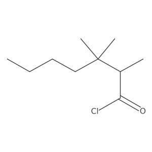 2,3,3-Trimethylheptanoyl chloride结构式