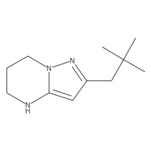 2-(2,2-Dimethylpropyl)-4H,5H,6H,7H-pyrazolo[1,5-a]pyrimidine Structure