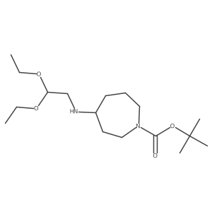 1,1-Dimethylethyl 4-[(2,2-diethoxyethyl)amino]hexahydro-1H-azepine-1-carboxylate Structure