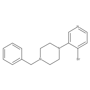 1-Benzyl-4-(4-bromopyridin-3-yl)piperazine Structure