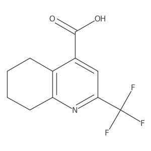 2-(Trifluoromethyl)-5,6,7,8-tetrahydroquinoline-4-carboxylicacid Structure