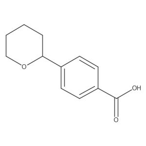 4-(Oxan-2-yl)benzoic acid结构式