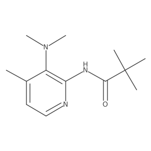 N-[3-(dimethylamino)-4-methylpyridin-2-yl]-2,2-dimethylpropanamide Structure