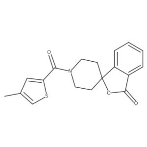 1'-(4-methylthiophene-2-carbonyl)-3H-spiro[isobenzofuran-1,4'-piperidin]-3-one Structure