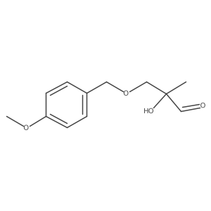 Propanal, 2-hydroxy-3-[(4-methoxyphenyl)methoxy]-2-methyl- Structure