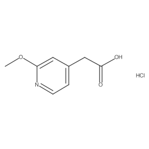 2-(2-Methoxypyridin-4-yl)acetic acid hydrochloride Structure