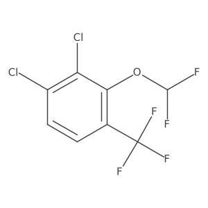 3,4-Dichloro-2-(difluoromethoxy)benzotrifluoride Structure