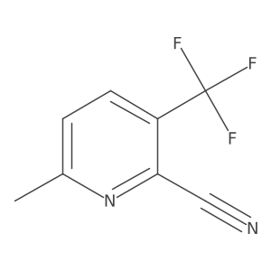 6-Methyl-3-(trifluoromethyl)picolinonitrile Structure