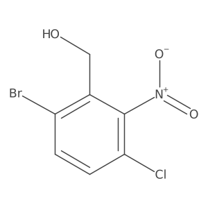 6-Bromo-3-chloro-2-nitrobenzenemethanol结构式