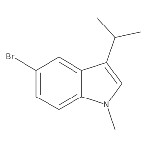 5-Bromo-1-methyl-3-propan-2-ylindole Structure