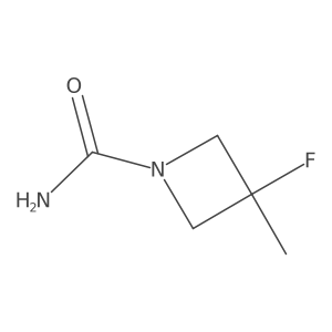 3-Fluoro-3-methyl-1-azetidinecarboxamide结构式
