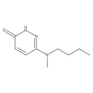 6-(Butyl(methyl)amino)pyridazin-3-ol Structure
