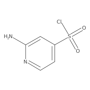 2-Aminopyridine-4-sulfonyl chloride结构式