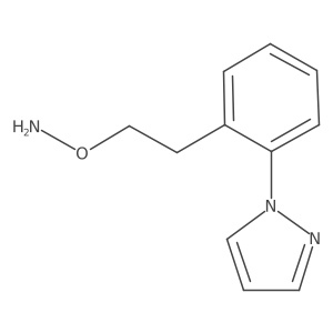 O-{2-[2-(1H-pyrazol-1-yl)phenyl]ethyl}hydroxylamine结构式