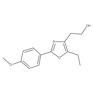 5-Ethyl-2-(4-methoxyphenyl)-4-oxazoleethanol Structure