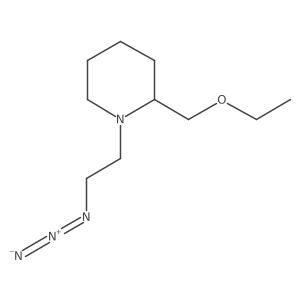 1-(2-Azidoethyl)-2-(ethoxymethyl)piperidine结构式