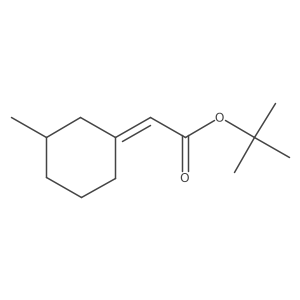 tert-butyl 2-[(1Z)-3-methylcyclohexylidene]acetate结构式