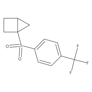 (1S,4S)-1-((4-(Trifluoromethyl)phenyl)sulfonyl)bicyclo[2.1.0]pentane Structure