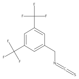 Benzene, 1-(isothiocyanatomethyl)-3,5-bis(trifluoromethyl)- Structure
