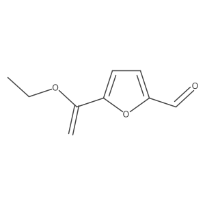 5-(1-Ethoxyethenyl)furan-2-carbaldehyde结构式